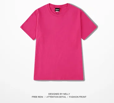 South Korea Euro-American net red retro round collar short sleeve T-shirt pure cotton high street orange spot half-sleeve men and women