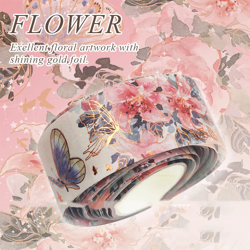 Flower petal gilding tape