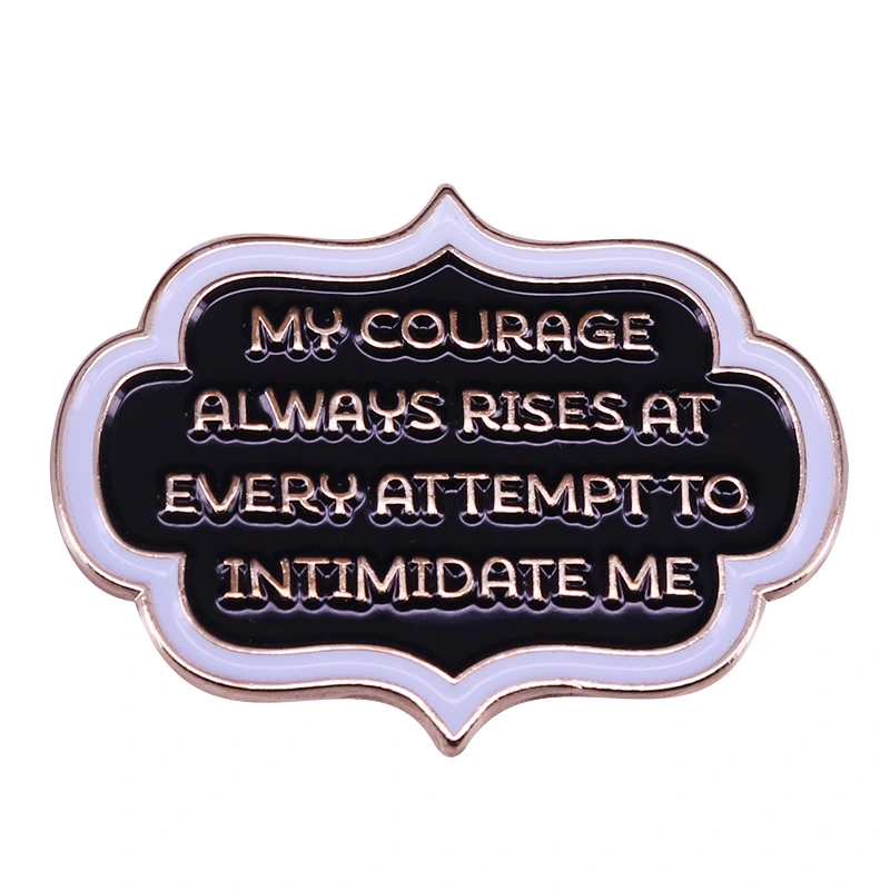 Cartoon Literature Medal Brooch Pin Female