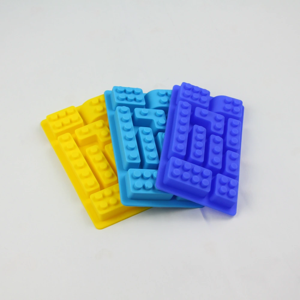 Creative 10 Small Rectangular Blocks Ice Cube Silicone Mold