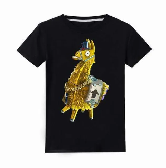 Fortress Night T-shirt Cartoon Short Sleeve Medium Kids