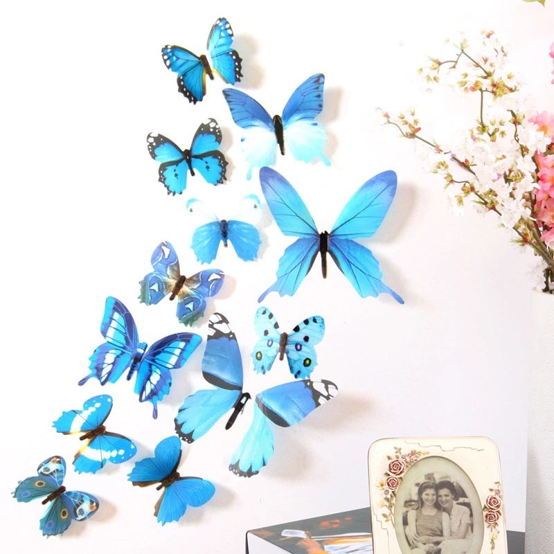 PVC Butterfly 12 Set Home Decoration Wall Sticker