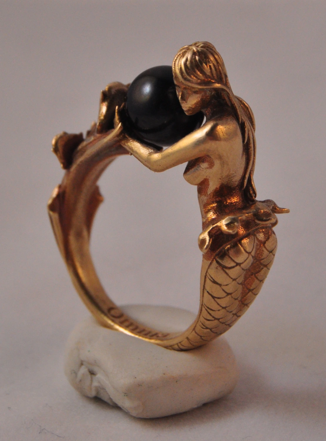 Mermaid White Pearl Ring