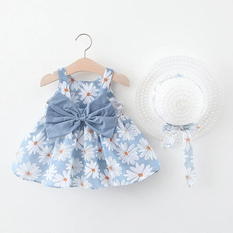 Cute Dress with back Bowtie