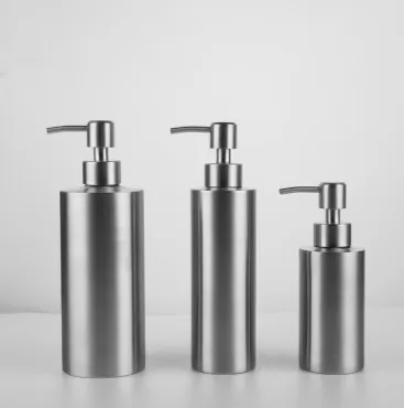 Multifunctional 304 Stainless Steel Cylindrical Emulsion Bar Toilet Hand Sanitizer Storage Bottle