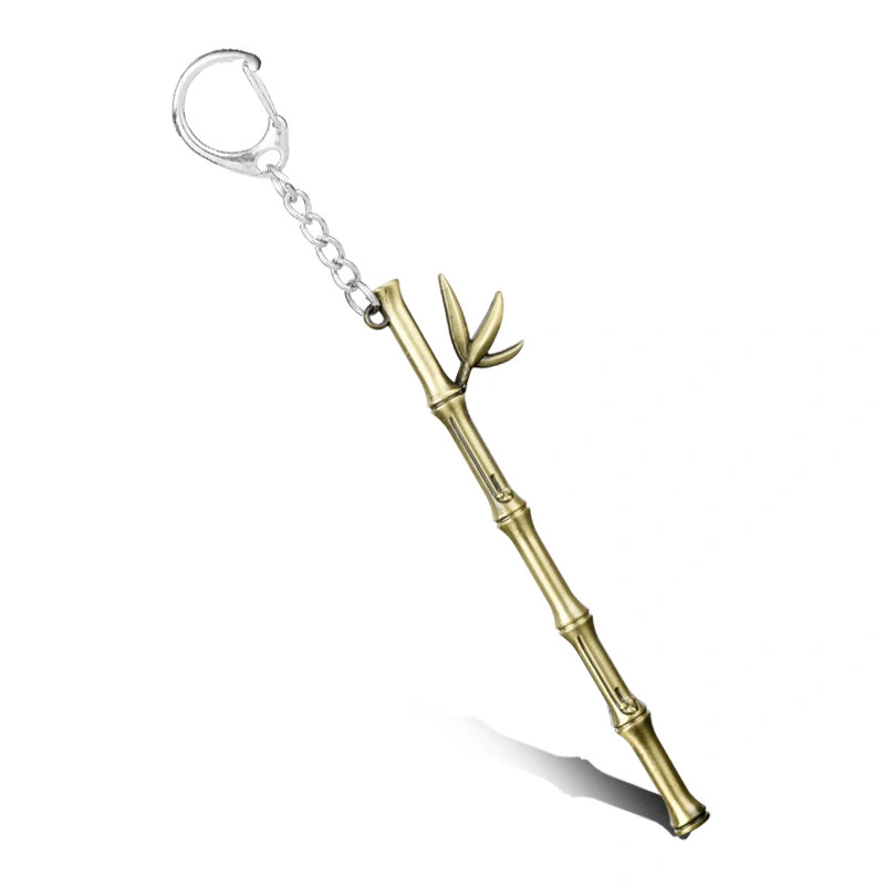 Bamboo weapon model keychain