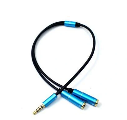 SIANCS 3.5 mm Couple Audio Cable 1 Male to 2 Female Headphone Splitter Adapter Extension Cable For Car Phone Tablet MP3