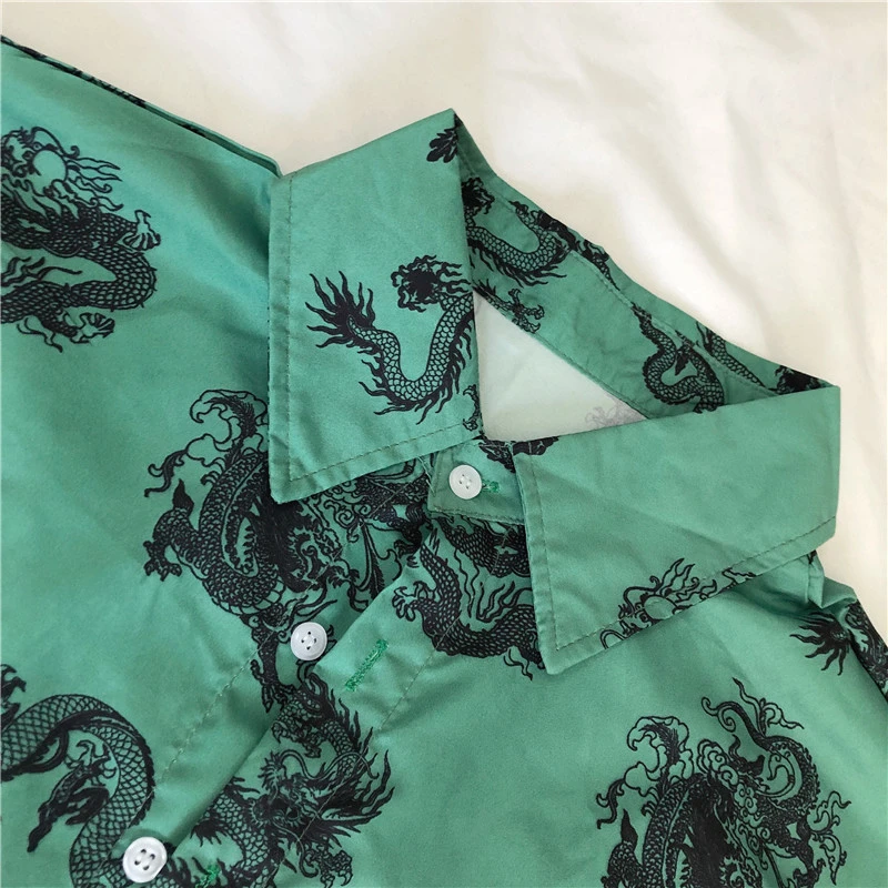 Fashion Women's Loose Print Sun Protection Jacket Shirt