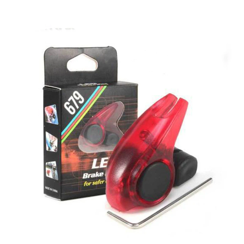 Mountain bike V-brake brake light