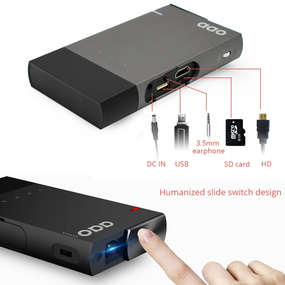 Home mobile phone directly connected to the same screen projector