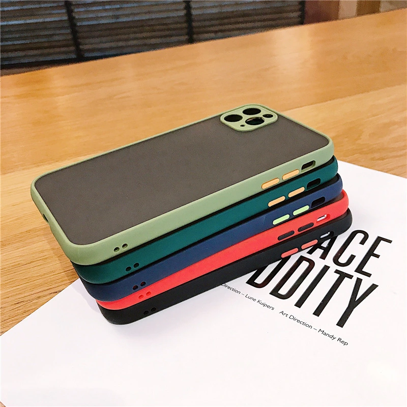 Frosted Skin-feel Transparent Anti-drop Phone Case