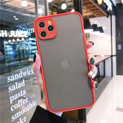 Frosted Skin-feel Transparent Anti-drop Phone Case