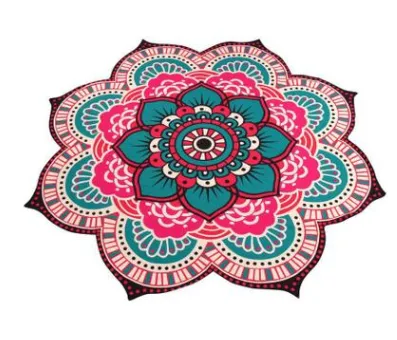 AliExpress hot beach towel ebay Amazon multi-function printing tassel shawl pattern can be customized