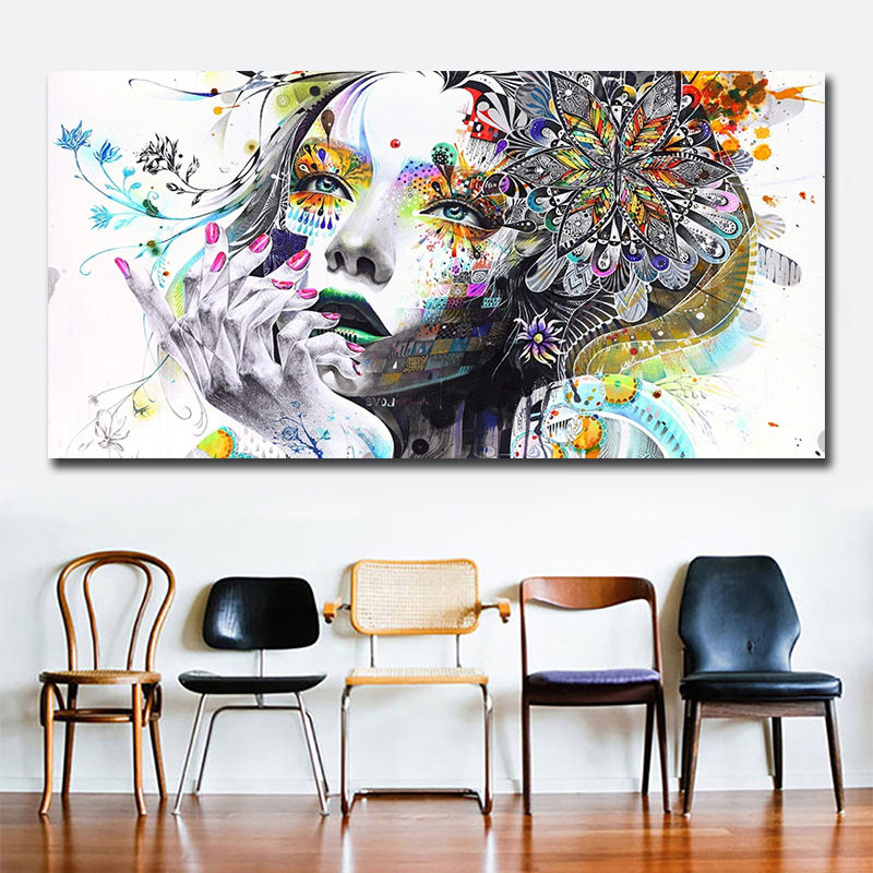 Beautiful-Flower-Girl-Painting