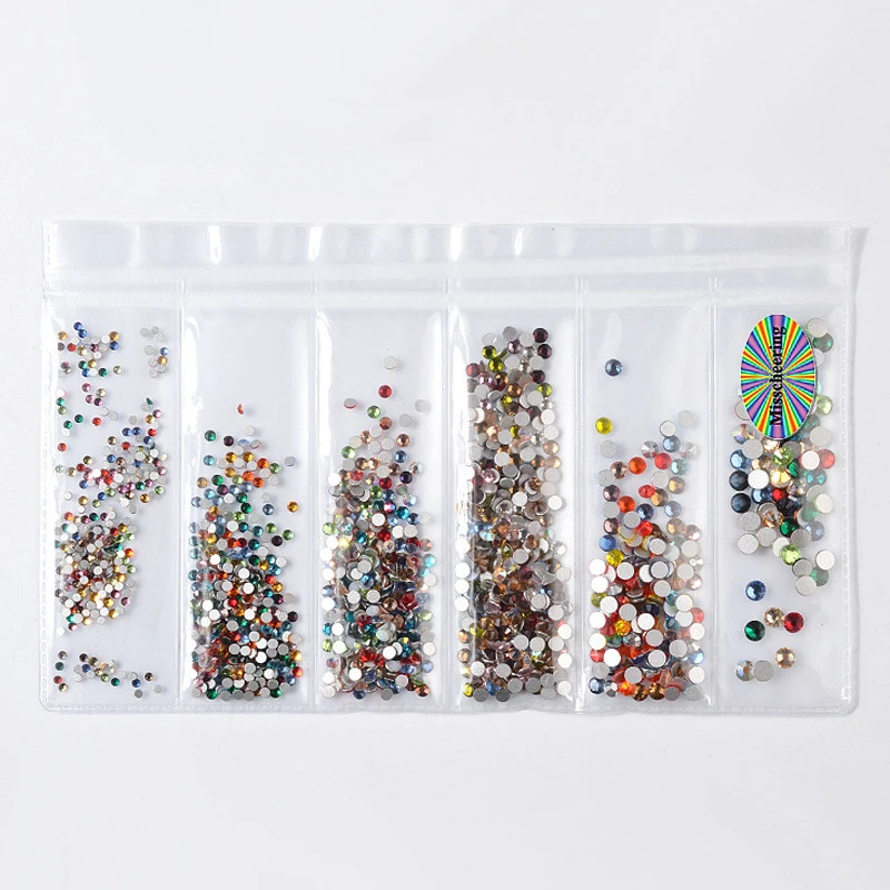 Nail Art Rhinestones Nail Art Accessories Flat Glass Rhinestones