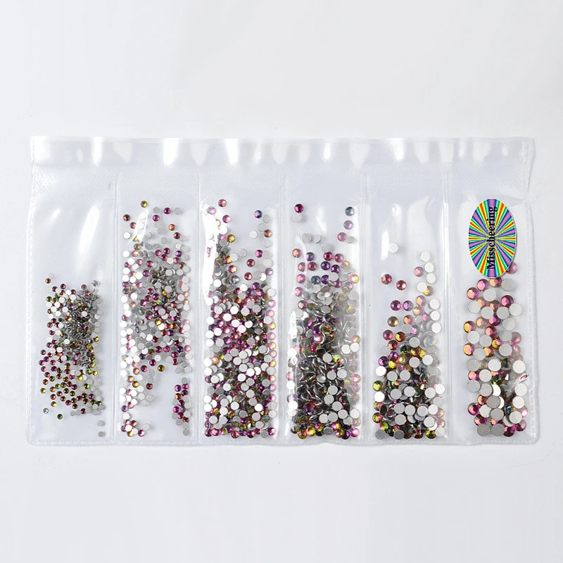Nail Art Rhinestones Nail Art Accessories Flat Glass Rhinestones