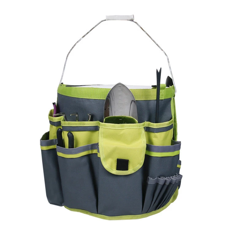 Oxford Cloth Bucket Organizer Storage Bag Garden Hand Tool Kits For Household Tote Pouch Planting Basket