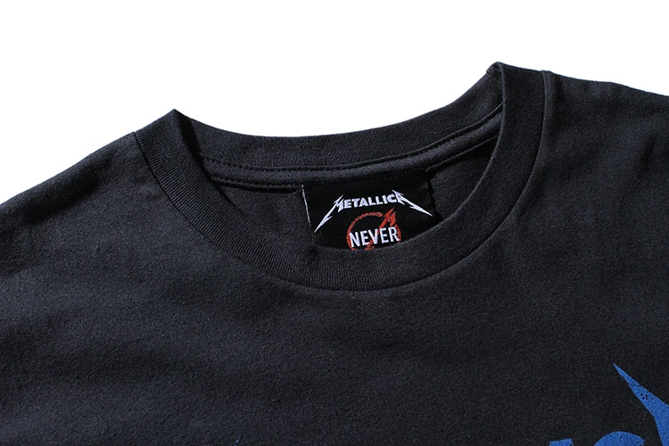 Retro Heavy Metal Band Printed T-shirt