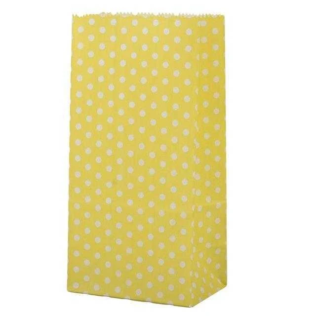 Mini Paper Bag Stand Up Colorful Polka Dot Bags