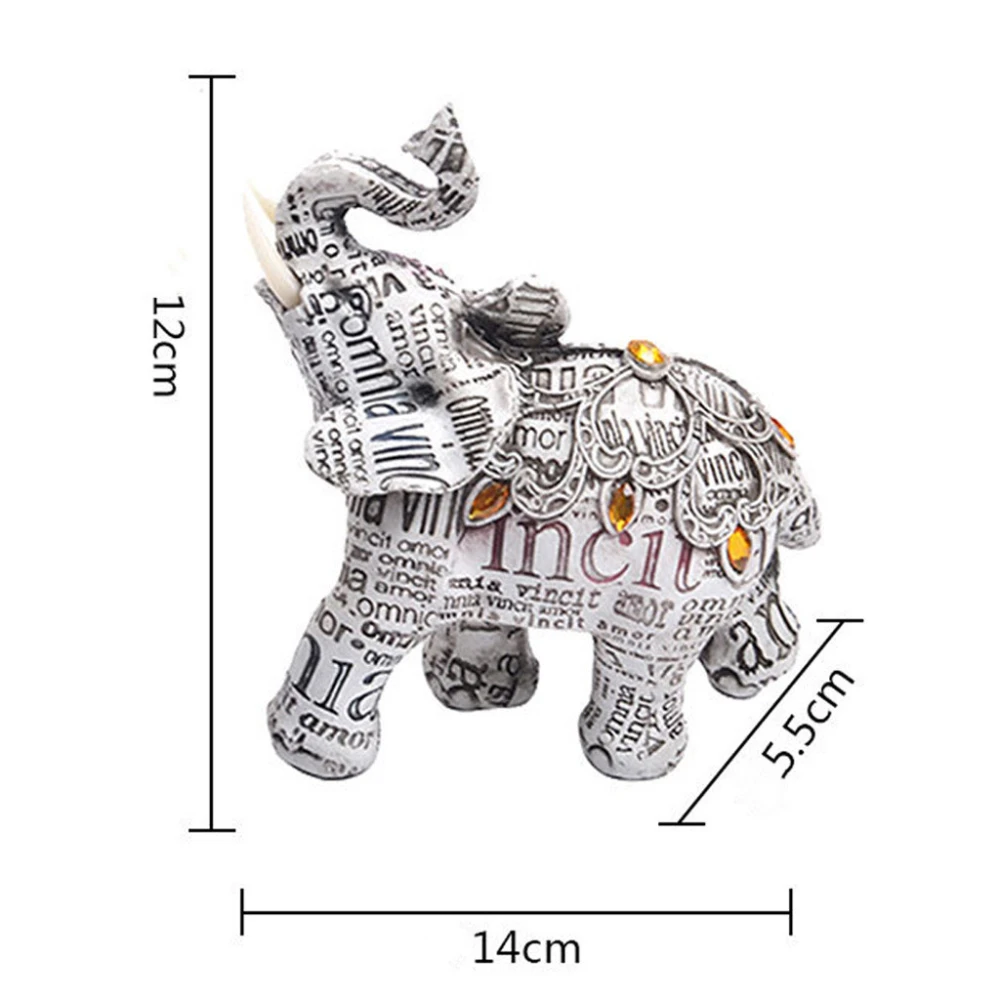 Resin Elephant Crafts Home Decoration