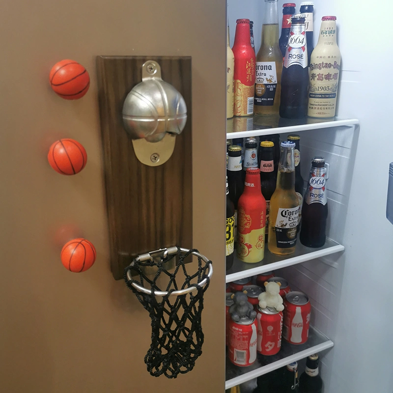 Web Celebrity Basketball Wall-mounted Beer Starter Soft magnetM