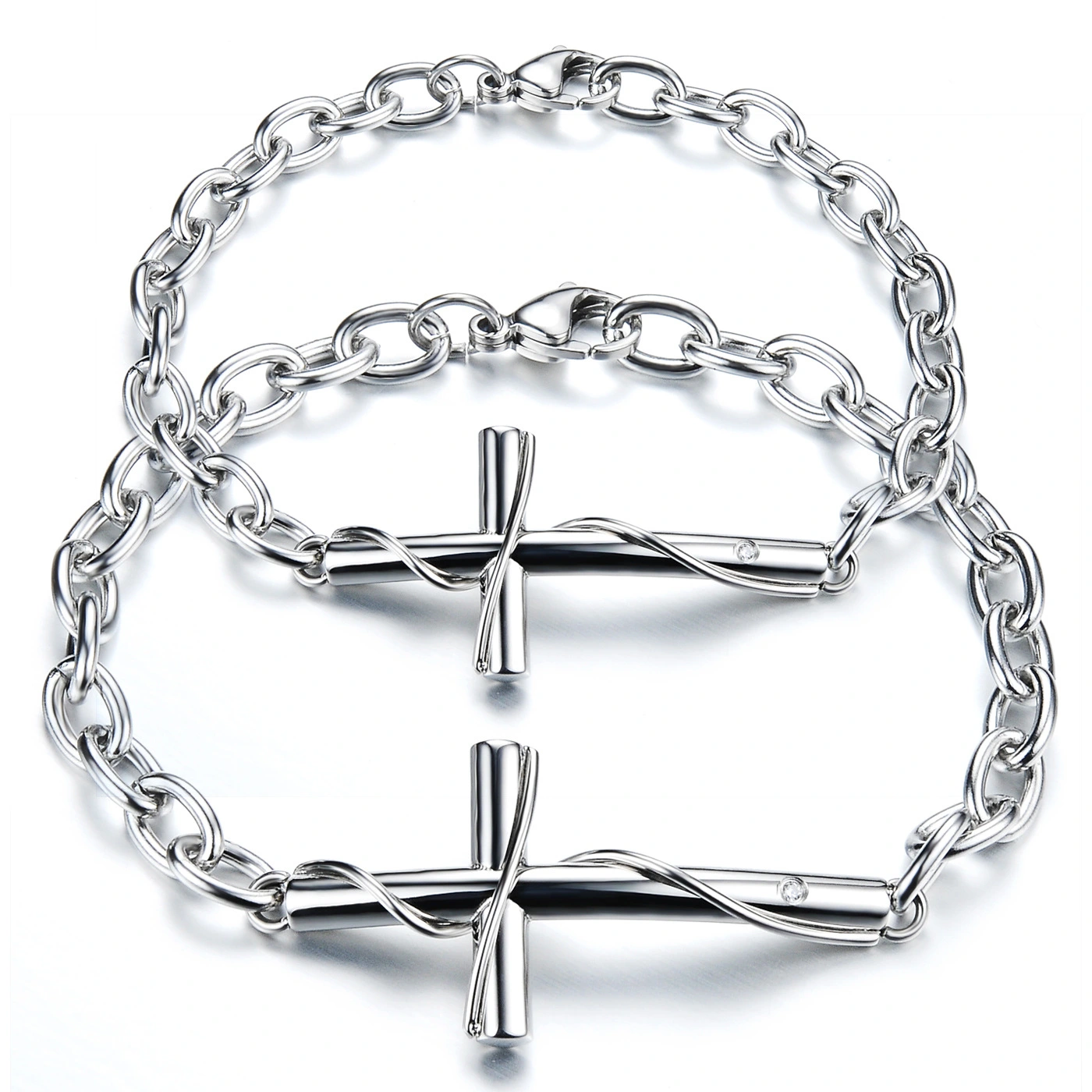 Vintage cross classic bracelet