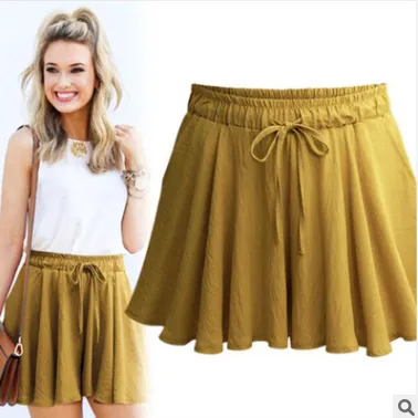 Women's Loose High Waist Pantskirt