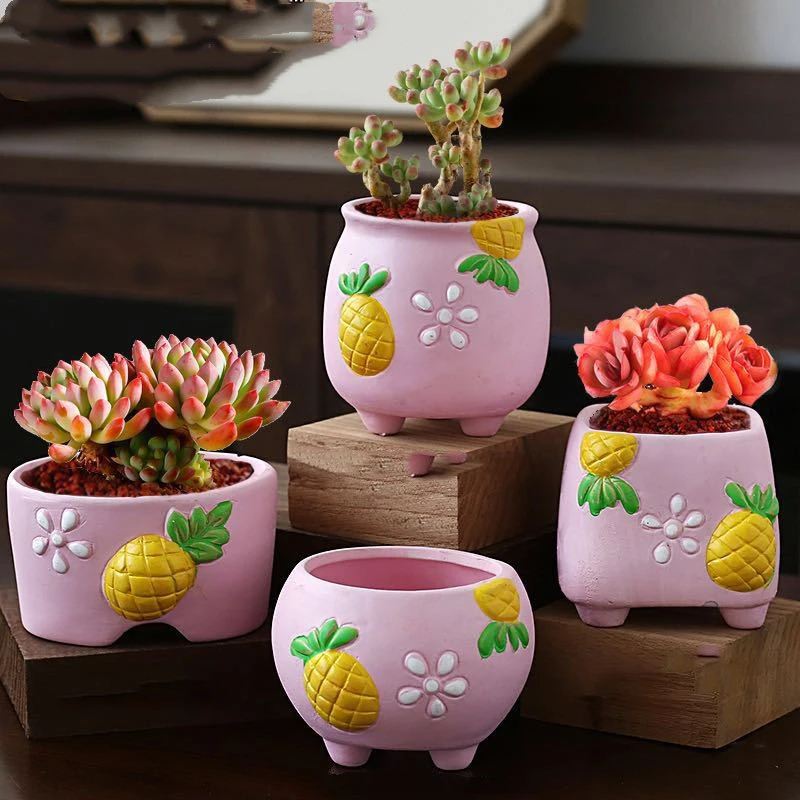 Breathable Creative Indoor Fleshy Plant Small Flowerpot