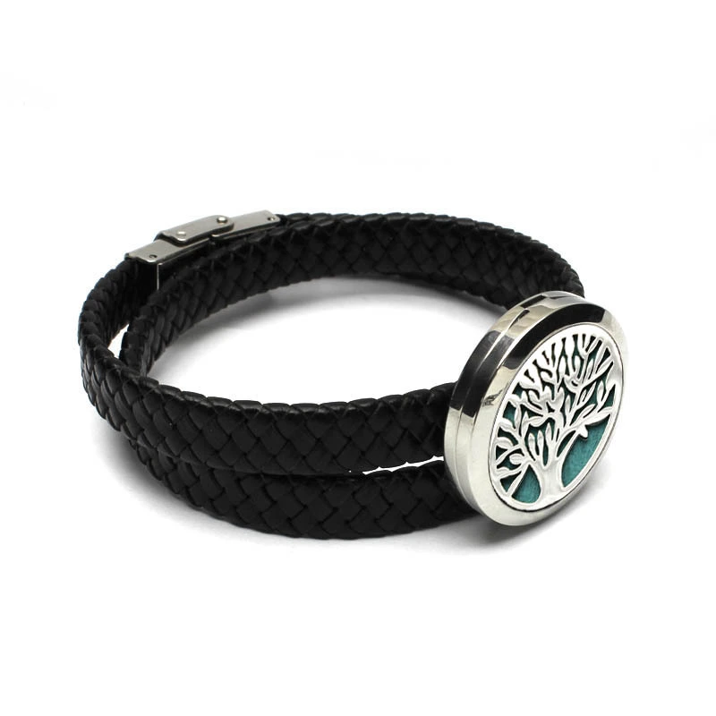 TREE OF LIFE AROMATHERAPY LEATHER BRACELET - FREE SHIPPING TODAY ONLY