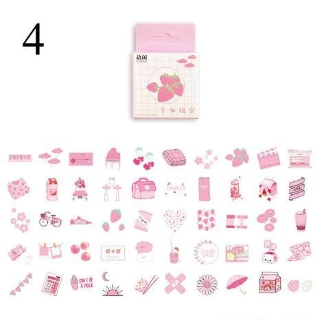 Cute Plant Stationery Stickers Kawaii Drink Stickers 