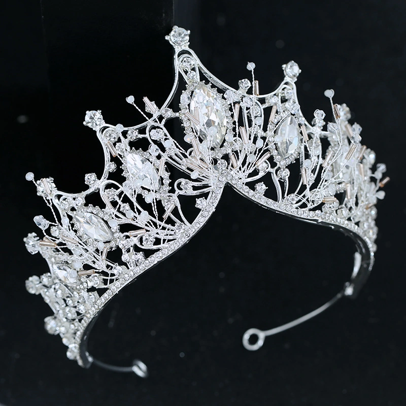 Luxury Atmospheric Rhinestone Crown Tiara