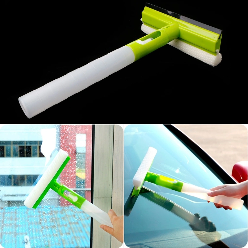 3 in 1 Spray Type Folded Brush Cleaner Car Window Cleaning Airbrush Glass Wiper