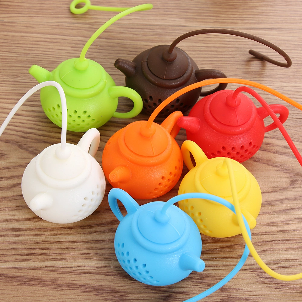 Creative cartoon silicone cute tea strainer