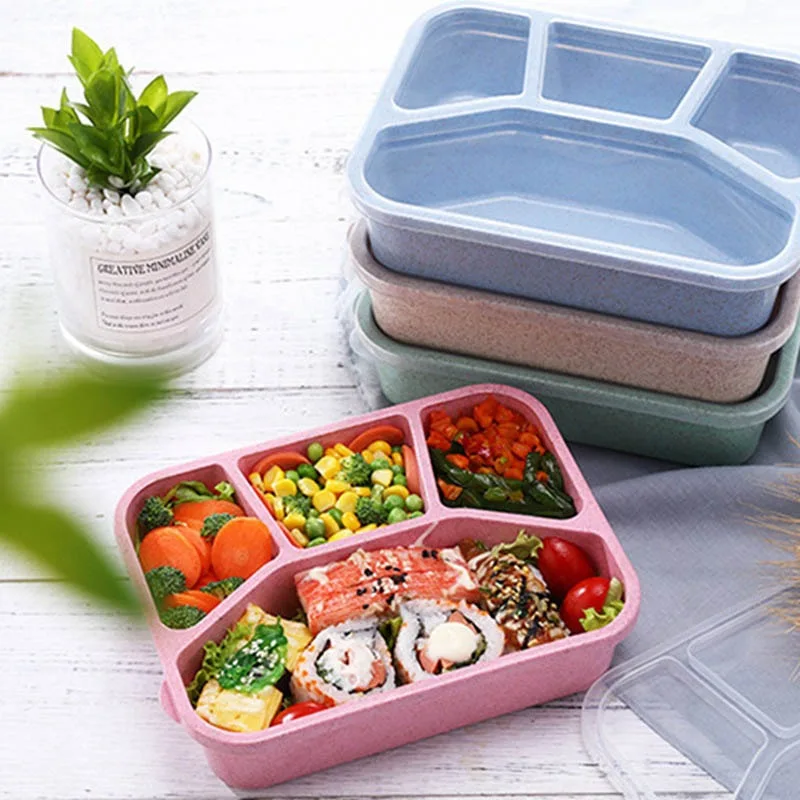 Wheat straw bento box