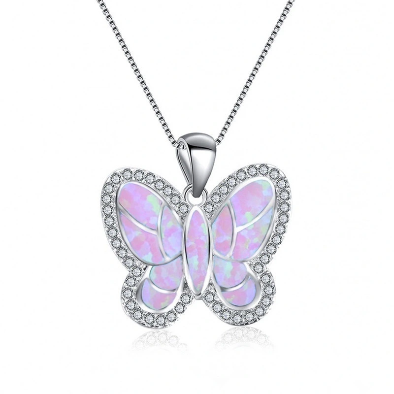 Ladies Cute Exquisite Clavicle Chain Butterfly Necklace