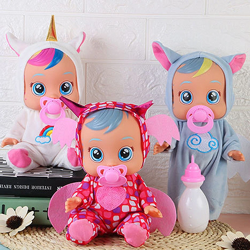 Simulation crying doll