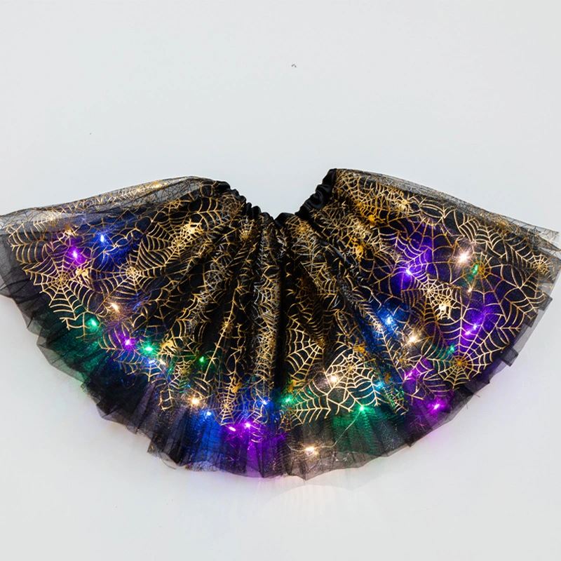LED triple yarn skirt with light