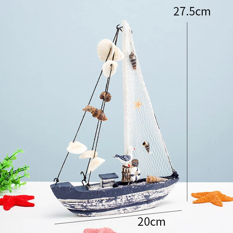 Decorative Sailboat Model Small Ornaments Furnishings Furnishings Decoration