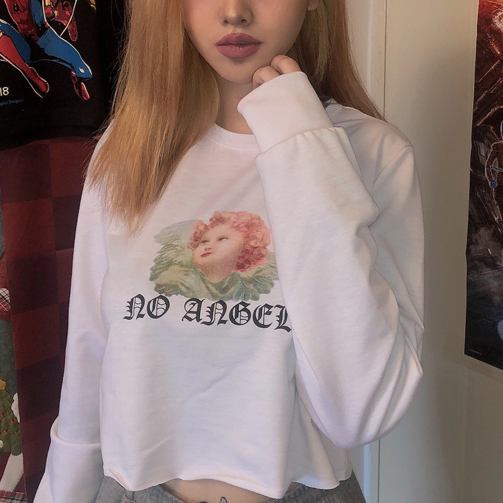 Cartoon print sweater
