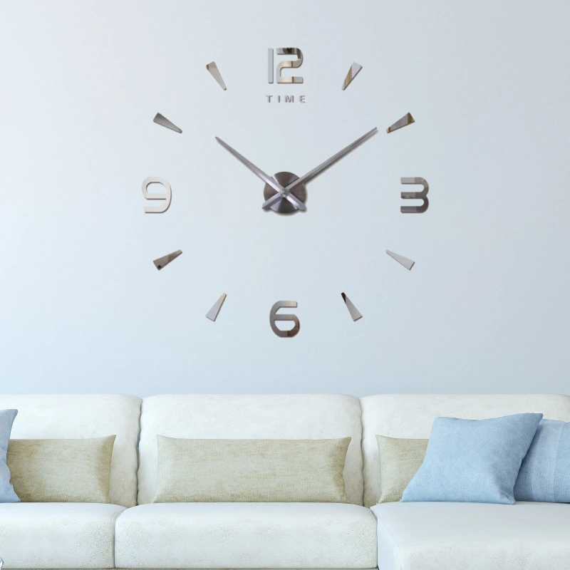 Round clock acrylic 3d sticker clock