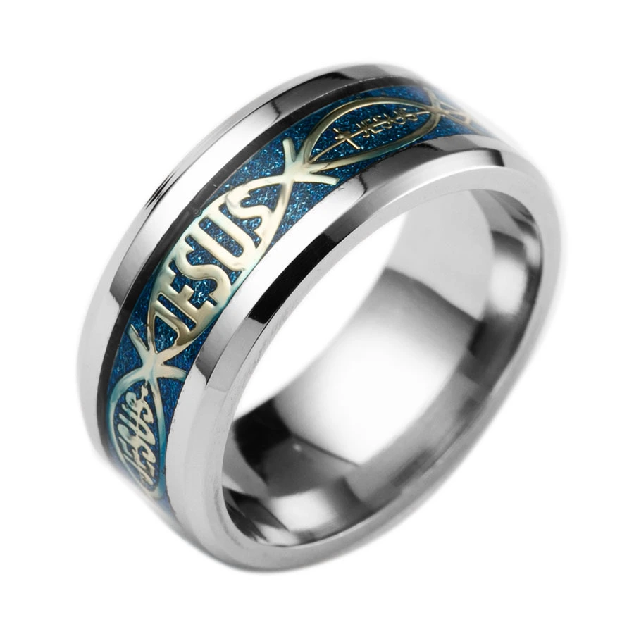 Letter mosaic ring