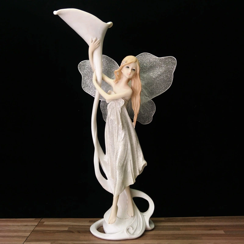 Angel Resin Candle Holder American Dining Table Decoration Chinese Wedding Romance