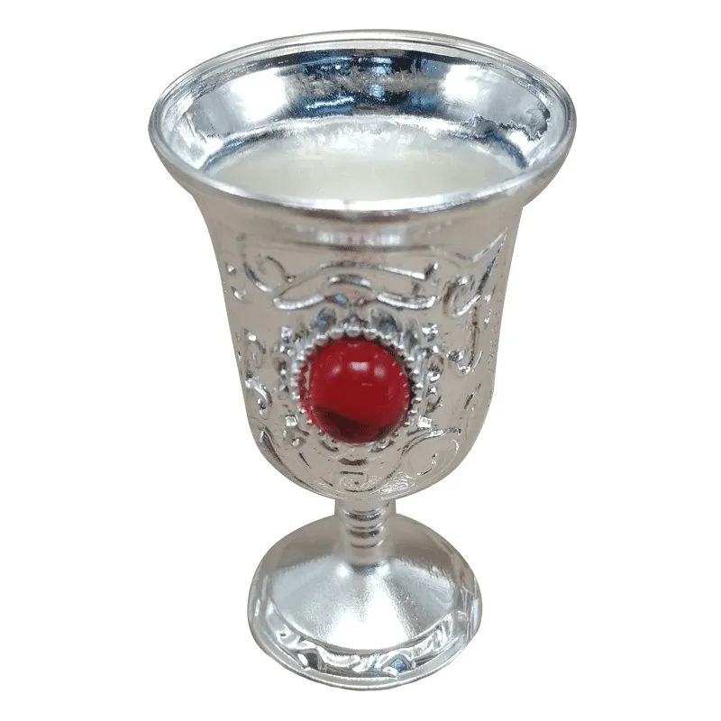 Silver-Plated Wine Glass Craft Gift Silver Wine Creative Silver Wine Glass