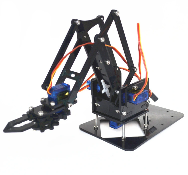 DIY assembled acrylic robot