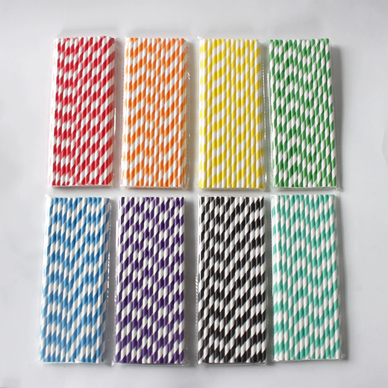 Disposable paper straws