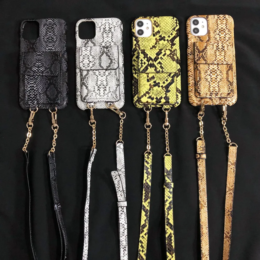 Compatible with Apple , Card case lanyard phone case