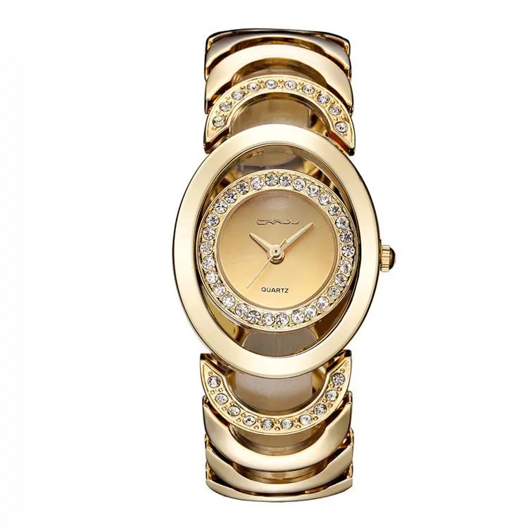 Fashion and Elegant Steel Band Diamond Ladies Watch