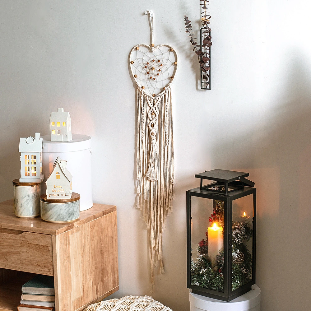 Nordic Love Dream Catcher Woven Tapestry