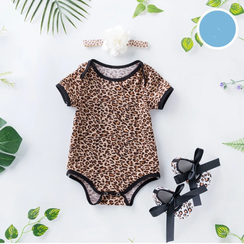 Baby Jumpsuit Summer Short Sleeve Romper Toddler Set