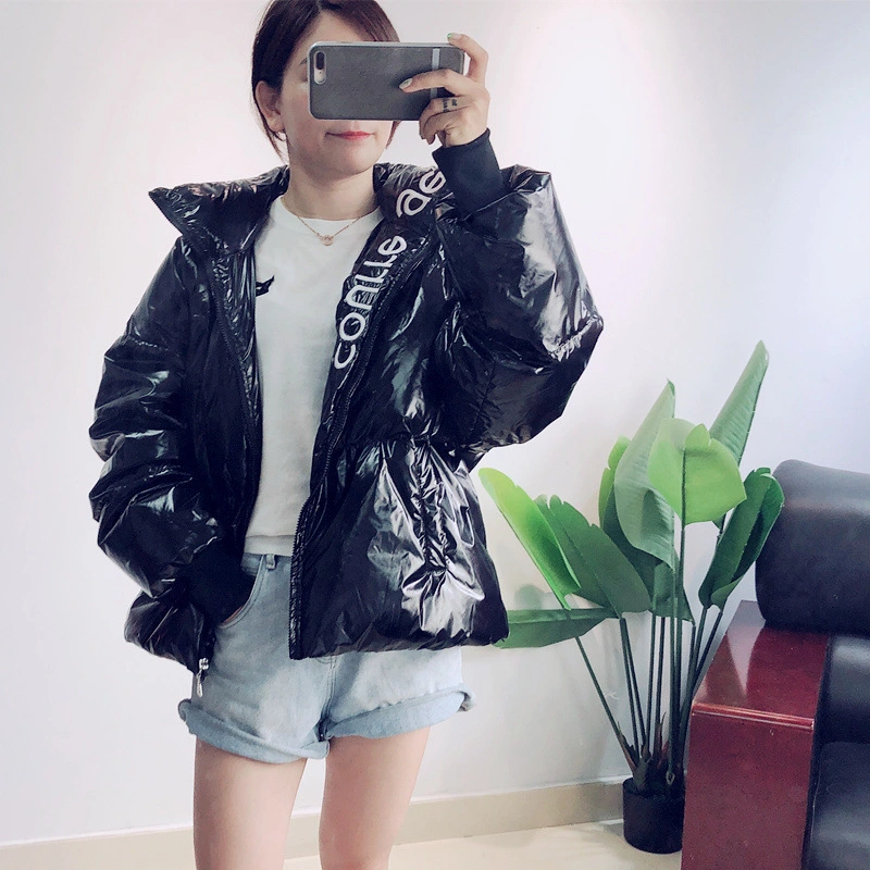 Down jacket female bread student